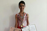 کسب مدال طلا در مسابقات ژیمناستیک دانش آموزی ناحیه دو یزد