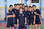  تصاویری از حضور دانش آموزان در مسابقات والیبال ناحیه