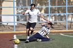 مسابقه فوتبال دانش آموزان و دبیران برگزار شد